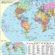Большая подробная политическая карта мира на русском языке Цветная карта мира